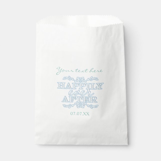 Heureux Jamais après Mariage Sacs de Faveur de la  (Devant)