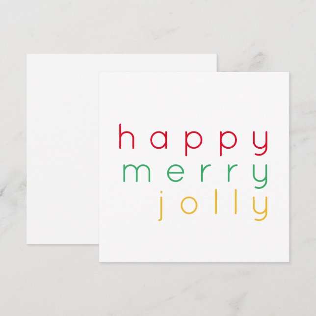 HEUREUX JOYEZ JOLLY JOLLY 5.25 Carré Carte Plat (Devant / Derrière)