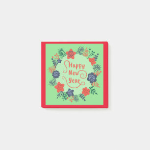 HEUREUX NOTES POST-IT DU NOUVEL AN