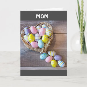 HEUREUX PÂQUES/PRINTEMPS ***MOM*** CARTE DE PÂQUES