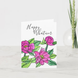 Heureux, quelle que soit la carte de voeux