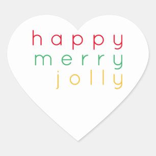 HEUREUX Stickers Coeur JOLLY JOLLY