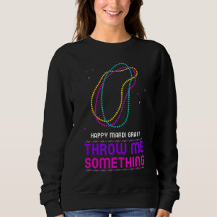 Heureux Sweatshirt Mardi Gras Beads