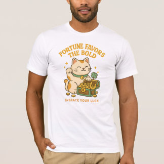 Heureux Toi ! T-shirt Chat Prosperity Whimsical