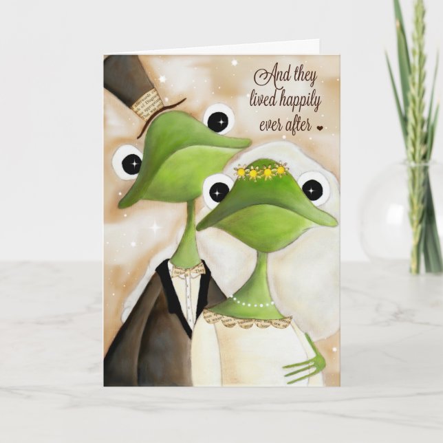 Heureux toujours après - carte Mariage (Devant)