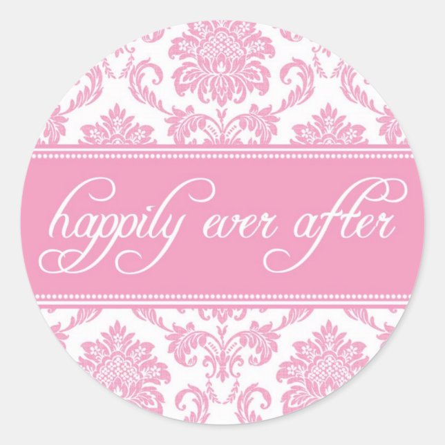 Heureux toujours après Sticker en rose (Devant)