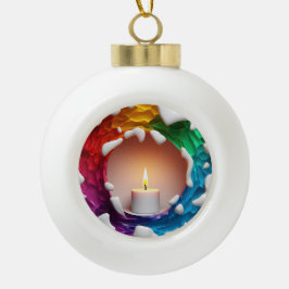 Heuschmuck, Abstrakte Weihnachten Keramik Kugel-Ornament