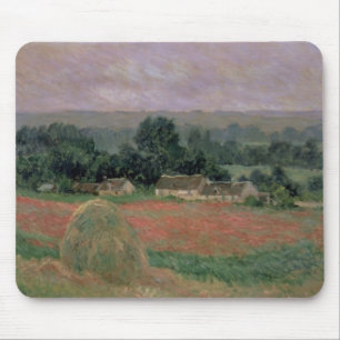 Heuschober Claude Monets   bei Giverny, 1886 Mousepad