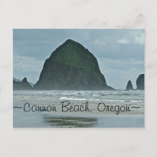 Heuschober-Felsen, Kanonen-Strand Oregon Postkarte