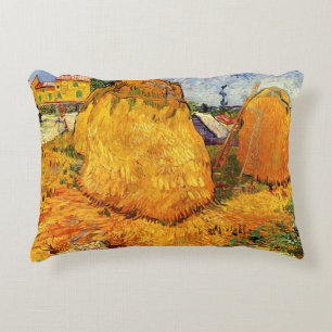 Heuschober in der Provence von Vincent van Gogh Dekokissen