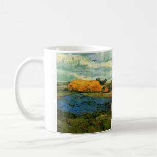 Heuschober unter einem Regenhimmel von Vincent van Kaffeetasse