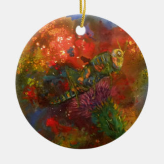 Heuschrecke Keramik Ornament