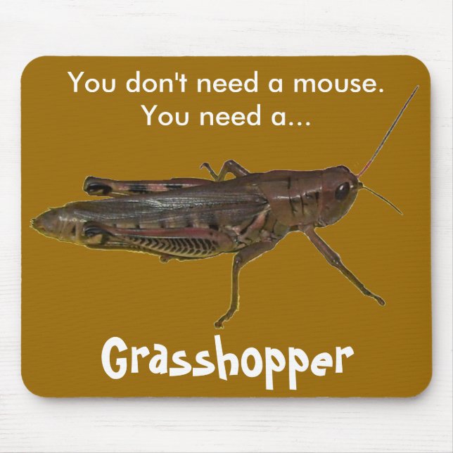 Heuschrecken-Entwurf Mousepad (Vorne)
