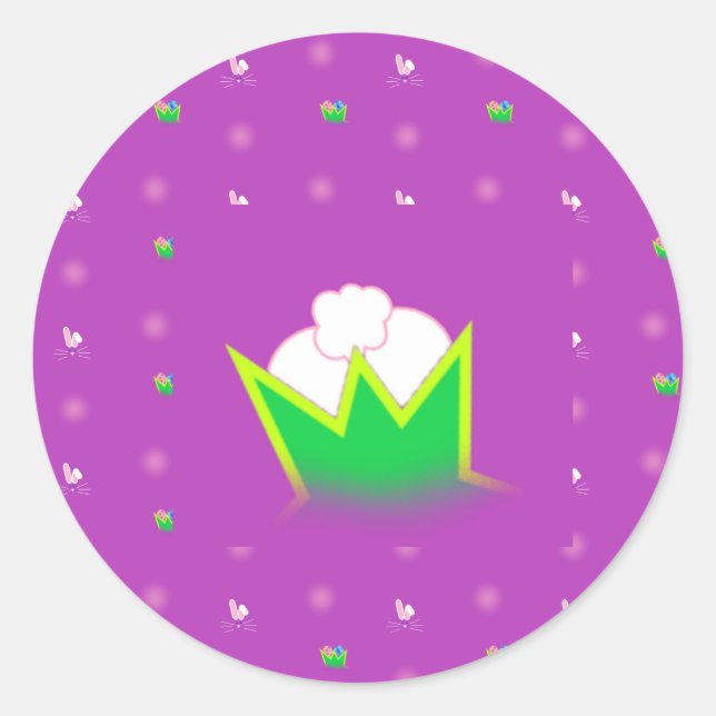 Heuschrecken Runder Aufkleber (Vorderseite)