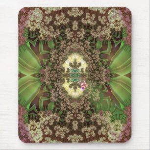 Heuschrecken unter trocknenden Blumen Mousepad