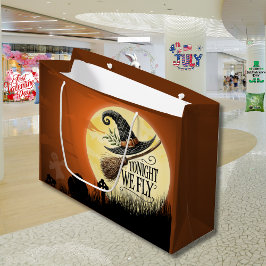 Heute Abend fliegen wir Halloween Große Geschenktüte
