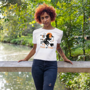 Heute Abend fliegen wir Halloween-Hexe auf einem B Tri-Blend Shirt