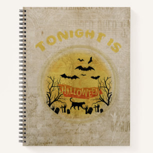 Heute Abend ist Halloween Notizbuch