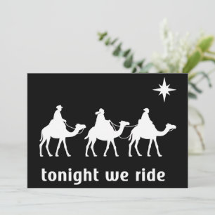 Heute Abend Reiten wir Weihnachten Christlicher Gl