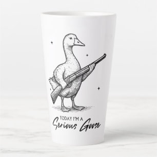Heute bin ich ein ernster Gänsehiebhaber, der mit  Milchtasse