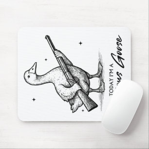Heute bin ich ein ernster Gänsehiebhaber, der mit  Mousepad