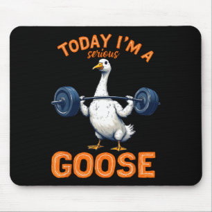 Heute bin ich ein ernstes Gänse T-Shirt Funny Body Mousepad