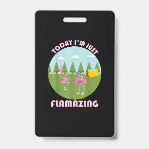 Heute bin ich einfach nur Flamingo spielen Gitarre Ausweis