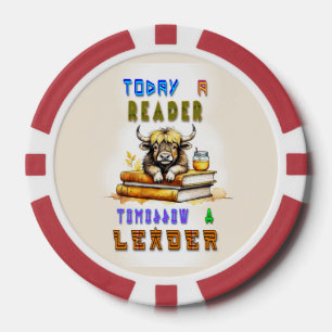 Heute ein Leser Morgen ein Führer Pokerchips