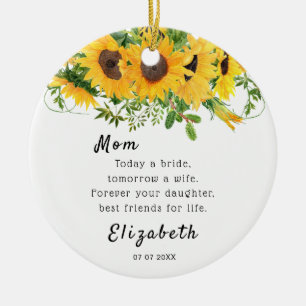 Heute eine Brautmutter der Braut Keepake Keramik Ornament