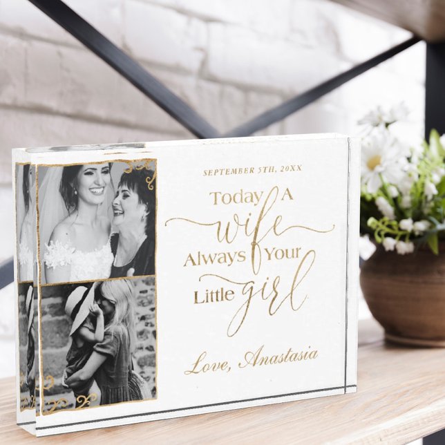 Heute, eine Ehefrau, immer dein kleiner Mädchentag Fotoblock (Von Creator hochgeladen)