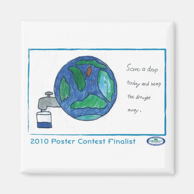 Heute einen Tropfen gerettet Magnet (Vorne)