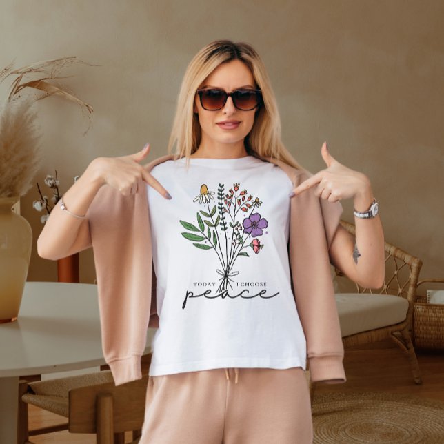 Heute habe ich den Frieden gewählt T-Shirt (Von Creator hochgeladen)