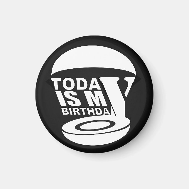 Heute habe ich Geburtstag Magnet (Vorne)
