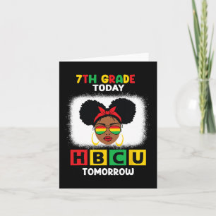 Heute Hbcu 7. Klasse Morgen Historisch Black C Karte