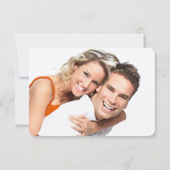 Heute heirate ich meinen Freund Wedding RSVP (Rückseite)
