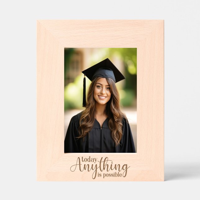 Heute ist alles möglich geätzte rahmen (Von Creator hochgeladen)