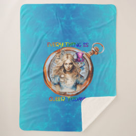 Heute ist alles Que - Alice im Wunderland Sherpadecke