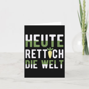 Heute ist das Weltklima ein Thema Karte