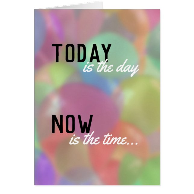 Heute ist der Tag (Vorne)