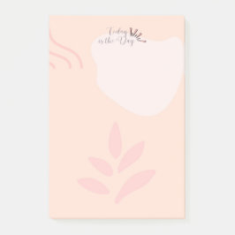 Heute ist der Tag Post-it Klebezettel