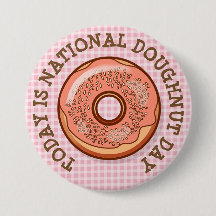 Heute ist die Schaltfläche "National Doughnut Day"