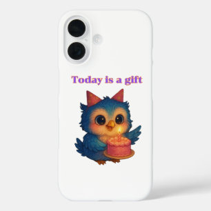 Heute ist ein Geschenk - Dankbarkeit Erinnerung iPhone 16 Hülle