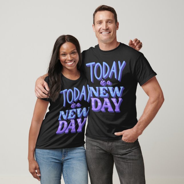 "Heute ist ein Motivierend Neutag" T-Shirt (Unisex)