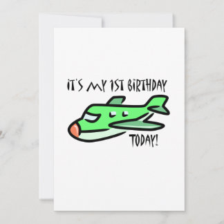 Heute ist mein 1. Geburtstag Einladung