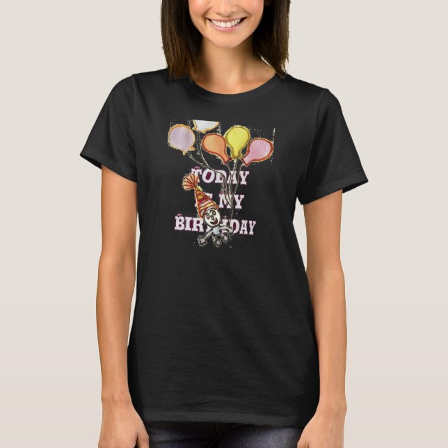 Heute ist mein Shirt Frauen-Mutterschaft-T-Shirt (Vorderseite)