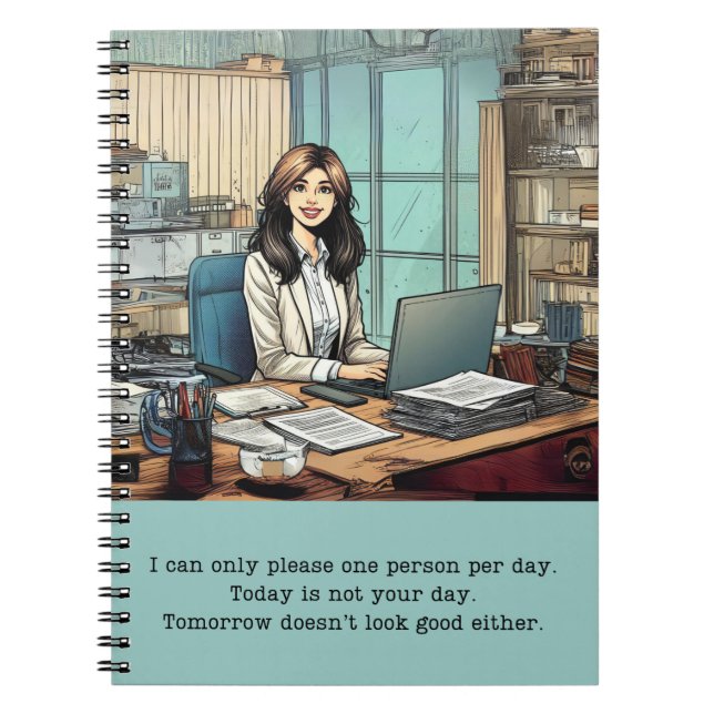 Heute ist nicht dein TagesNotebook Notizblock (Vorderseite)