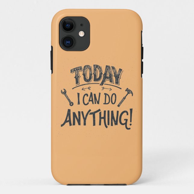 Heute kann ich alles tun Case-Mate iPhone hülle (Rückseite)