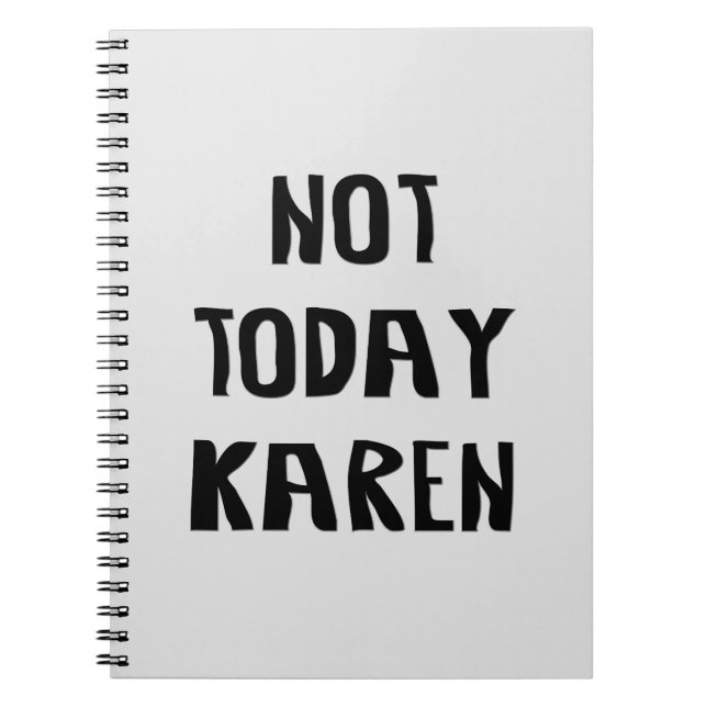 Heute Karen Notizblock (Vorderseite)