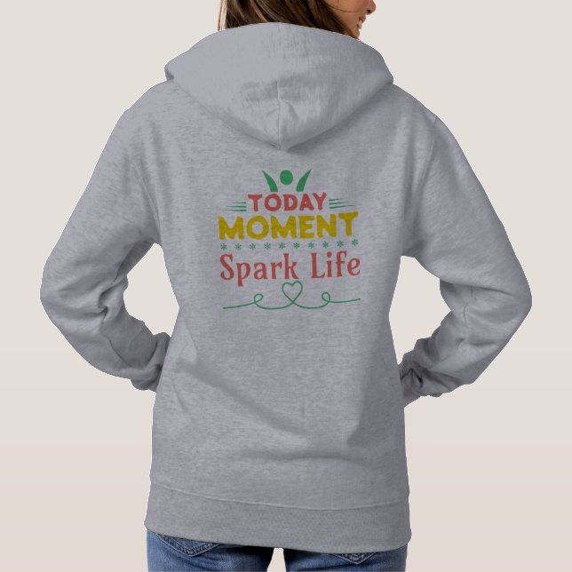 Heute Moment, Leben retten Hoodie (Rückseite)