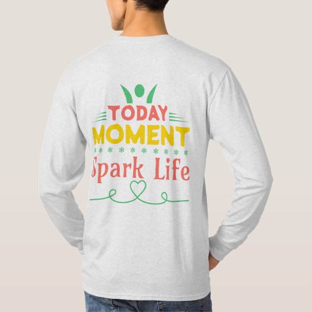 Heute Moment, Leben retten T-Shirt (Rückseite)